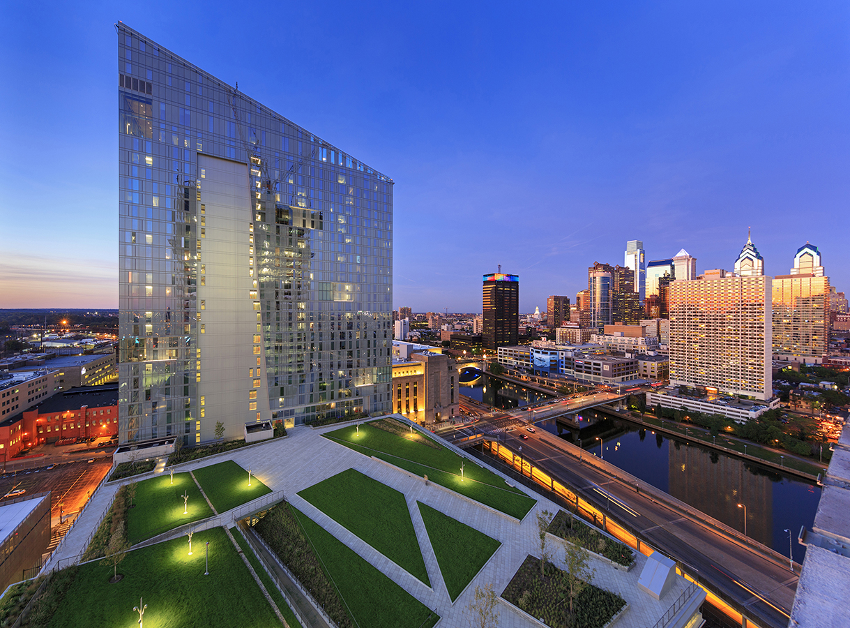 Cira Green rooftop garden walk